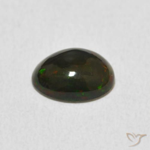 Opala Multicolorido Natural 0.75ct, oval, Opaco