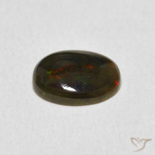 Opala Multicolorido Natural 0.81ct, oval, Opaco