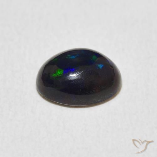 Opala Multicolorido Natural 0.73ct, oval, Opaco