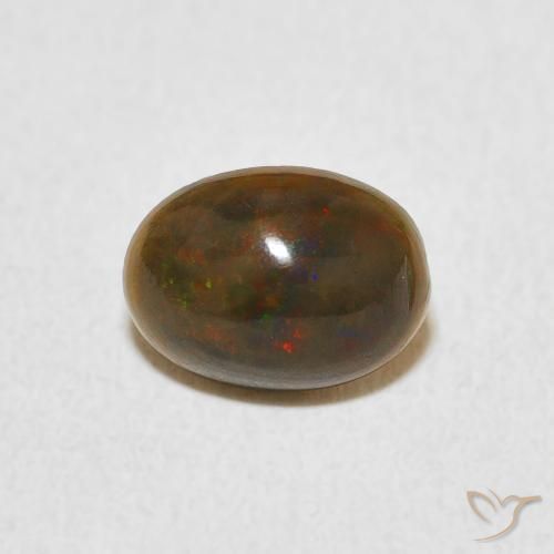 0.69ct Natural Multicolorido Opala, oval, Opaco