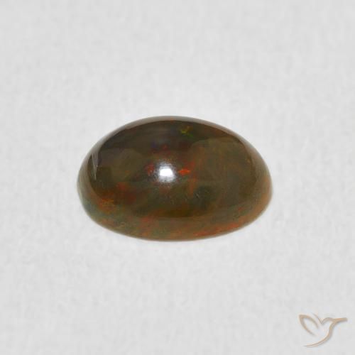 Opala Multicolorido Natural 0.69ct, oval, Opaco