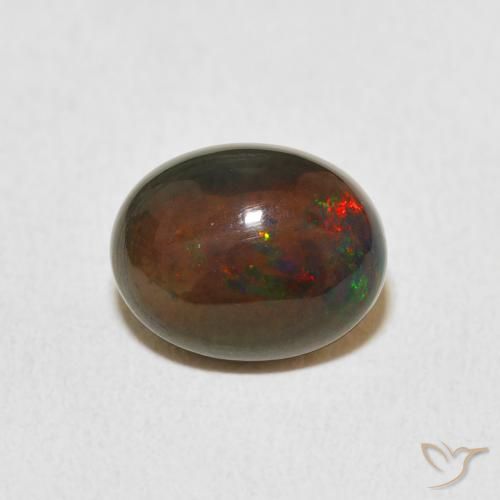 1.72ct Natural Multicolorido Opala, oval, Opaco