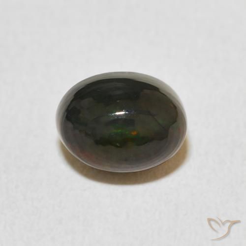 1.29ct Natural Multicolorido Opala, oval, Opaco