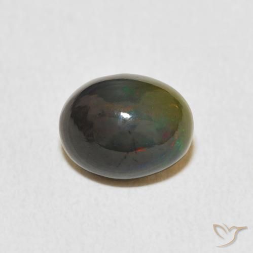 1.24ct Natural Multicolorido Opala, oval, Opaco