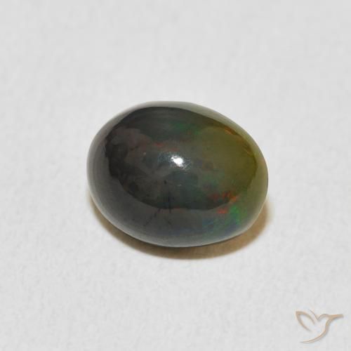Opala Multicolorido Natural 1.24ct, oval, Opaco