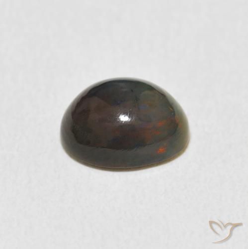Opala Multicolorido Natural 1.24ct, oval, Opaco