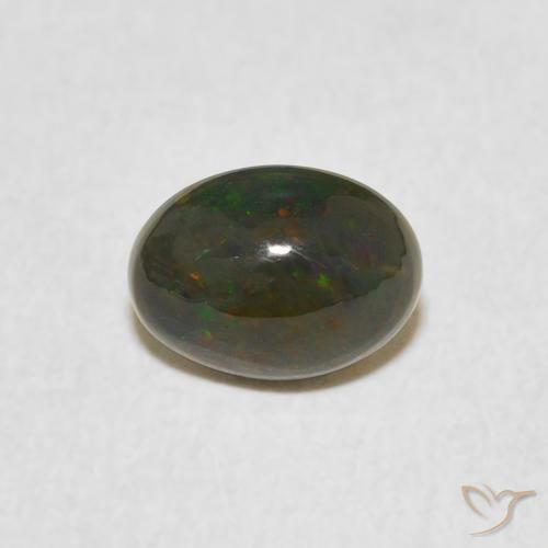 0.79ct Natural Multicolorido Opala, oval, Opaco