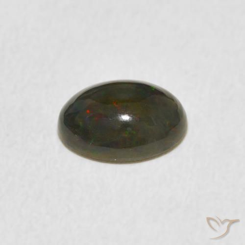 Opala Multicolorido Natural 0.79ct, oval, Opaco