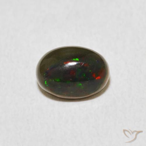 0.60ct Natural Multicolorido Opala, oval, Opaco