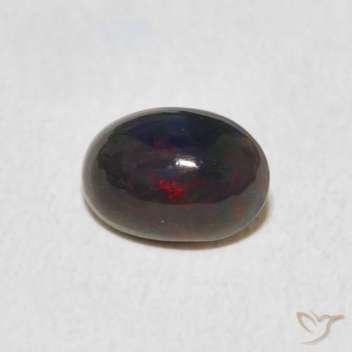 Opala Multicolorido Natural 0.56ct, oval, Opaco