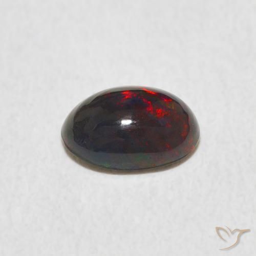 Opala Multicolorido Natural 0.56ct, oval, Opaco
