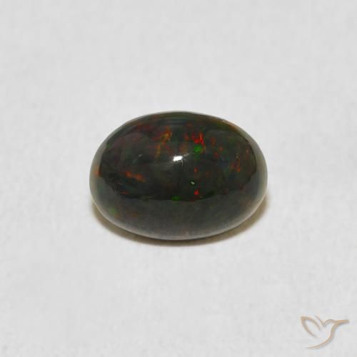 0.67ct Natural Multicolorido Opala, oval, Opaco
