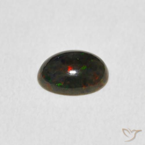 Opala Multicolorido Natural 0.67ct, oval, Opaco