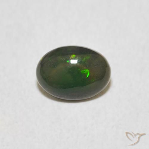 0.45ct Natural Multicolorido Opala, oval, Opaco