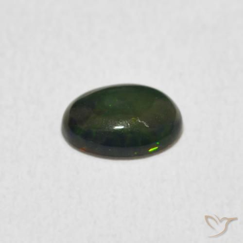 Opala Multicolorido Natural 0.45ct, oval, Opaco