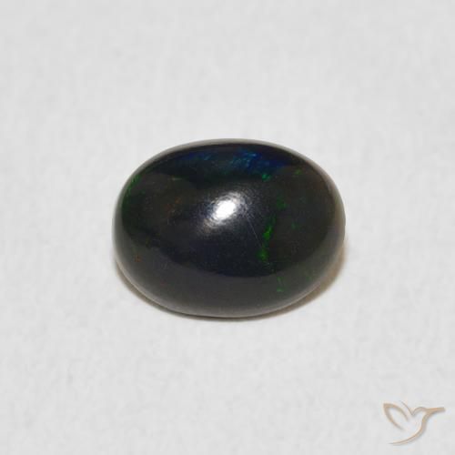 0.60ct Natural Multicolorido Opala, oval, Opaco