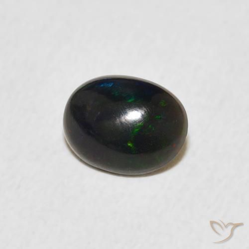 Opala Multicolorido Natural 0.60ct, oval, Opaco