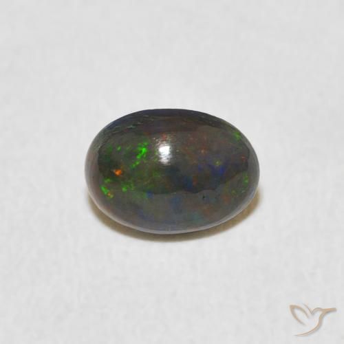 0.48ct Natural Multicolorido Opala, oval, Opaco
