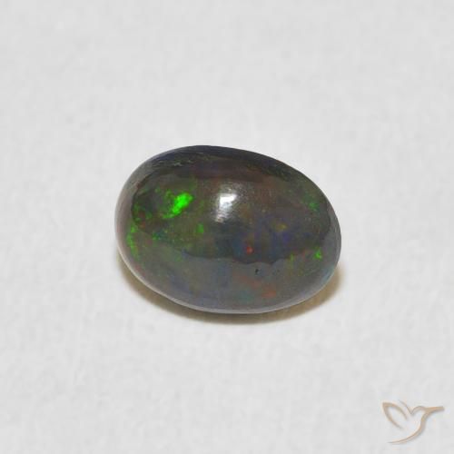 Opala Multicolorido Natural 0.48ct, oval, Opaco
