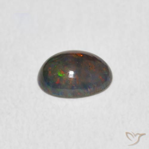 Opala Multicolorido Natural 0.48ct, oval, Opaco
