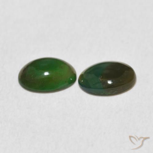 Pedras preciosas de Opala Multicolorido natural de 0.82 ct, oval, Opaco
