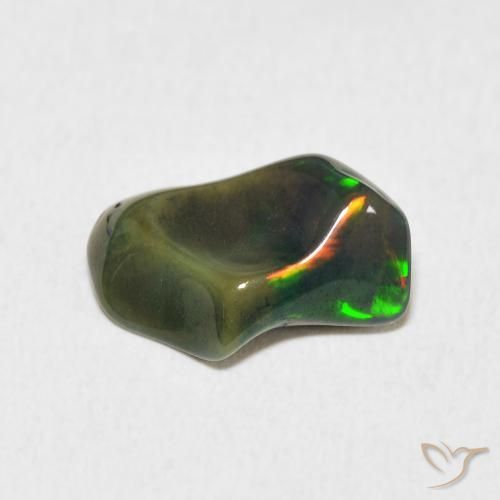 2.28ct Natural Multicolorido Opala, Chique, Opaco