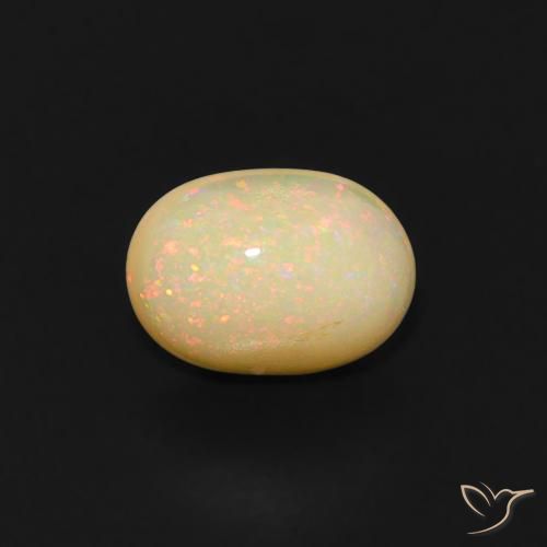 0.52ct Natural Multicolorido Opala, oval, Transparente
