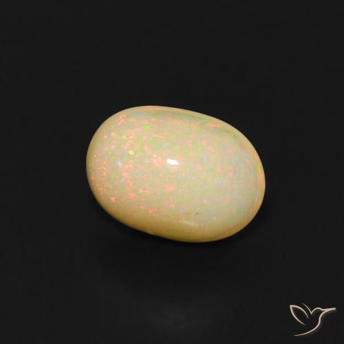 Opala Multicolorido Natural 0.52ct, oval, Transparente