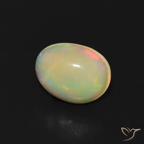 Opala Multicolorido Natural 0.52ct, oval, Transparente