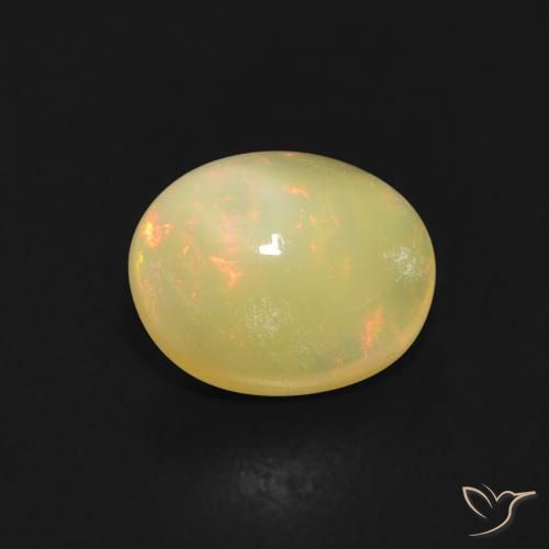 0.74ct Natural Multicolorido Opala, oval, Transparente