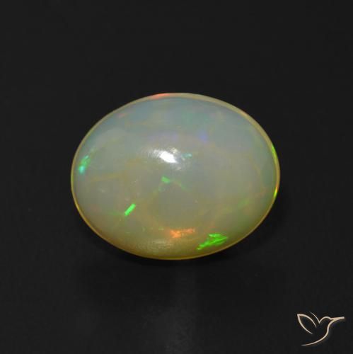 1.71ct Natural Multicolorido Opala, oval, Transparente