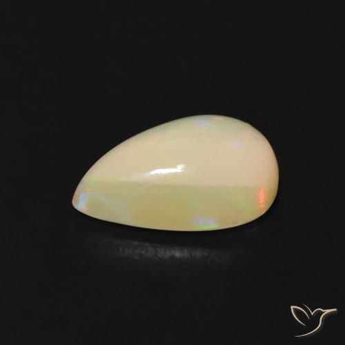 Opala Multicolorido Natural 1.07ct, Formato de pêra, Transparente