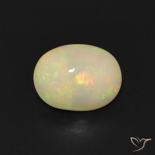0.78ct Natural Multicolorido Opala, oval, Transparente