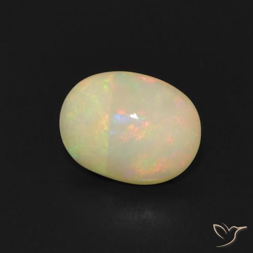 Opala Multicolorido Natural 0.78ct, oval, Transparente