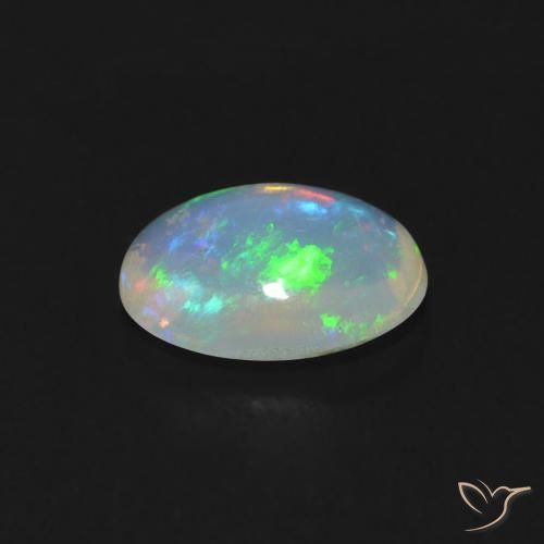 Opala Multicolorido Natural 0.55ct, oval, Transparente