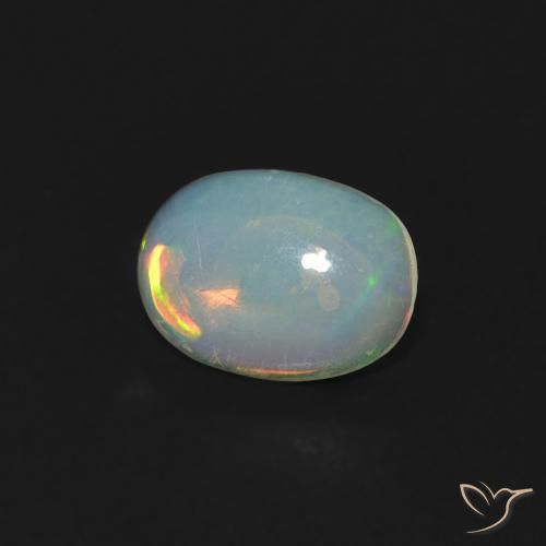 Opala Multicolorido Natural 0.35ct, oval, Transparente