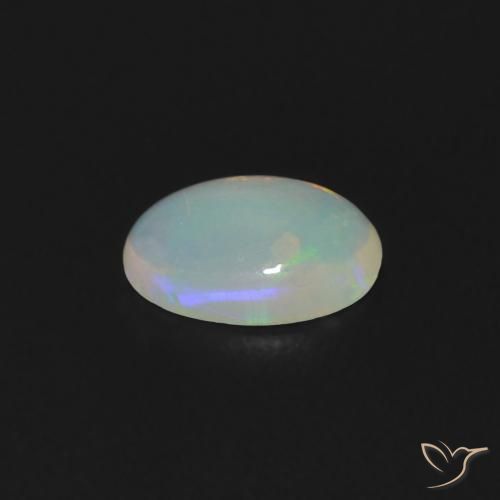 Opala Multicolorido Natural 0.35ct, oval, Transparente