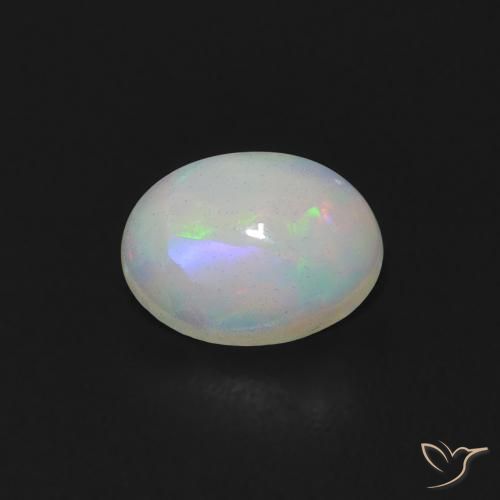 0.59ct Natural Multicolorido Opala, oval, Transparente