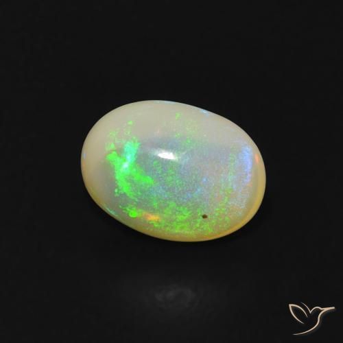 Opala Multicolorido Natural 0.48ct, oval, Transparente