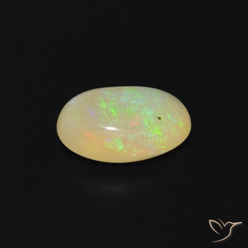 Opala Multicolorido Natural 0.48ct, oval, Transparente