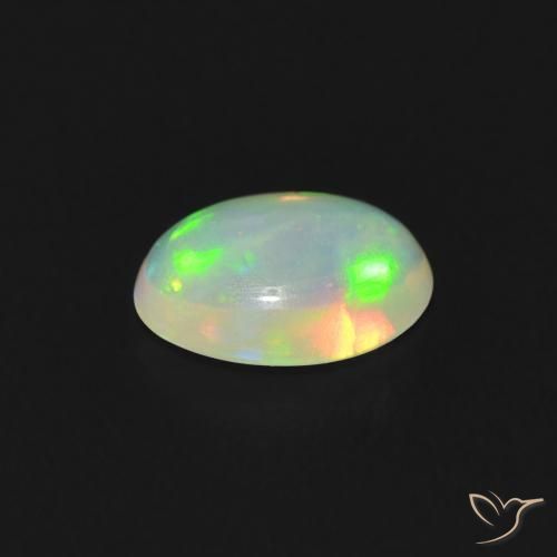 Opala Multicolorido Natural 0.32ct, oval, Transparente