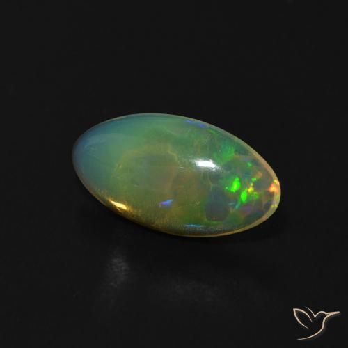 Opala Multicolorido Natural 0.80ct, Marquesa, Transparente