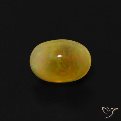 0.49ct Natural Multicolorido Opala, oval, Transparente