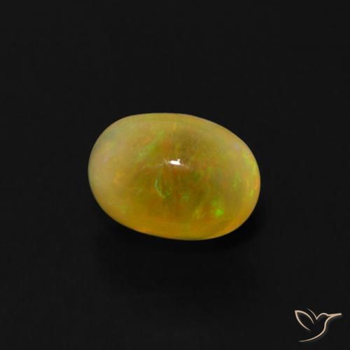 Opala Multicolorido Natural 0.49ct, oval, Transparente
