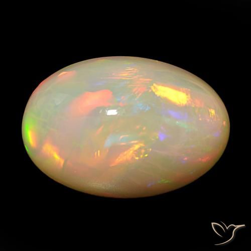 18.83ct Multicolorido Opala, oval, Opaco