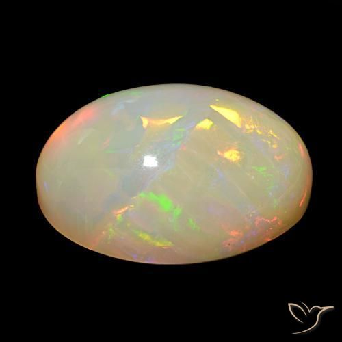 Opala Multicolorido Natural 18.83ct, oval, Opaco