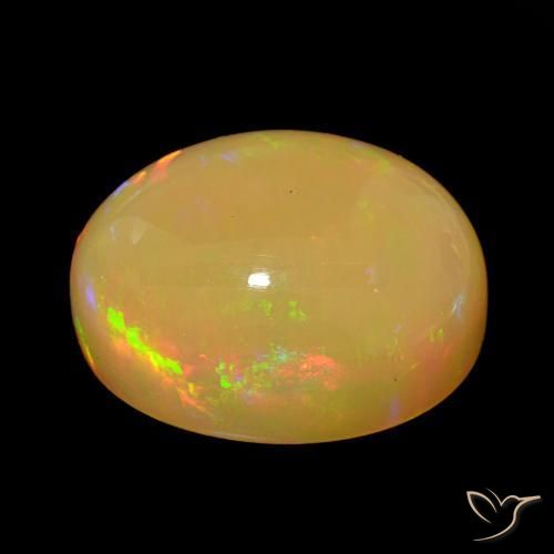 Opala Multicolorido Natural 20.25ct, oval, Opaco
