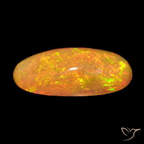 Opala Multicolorido Natural 13.59ct, oval, Opaco