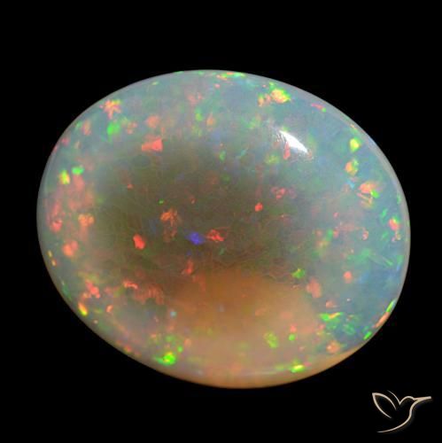 Opala Multicolorido Natural 86.87ct, oval, Transparente