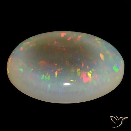 Opala Multicolorido Natural 86.87ct, oval, Transparente